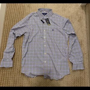 Ralph Lauren Button Down Performance NWT- Large